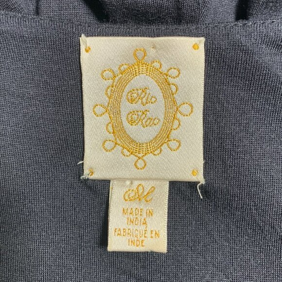 Anthropology Rio Rao Embroidered Knit Top Sz M #33E - Picture 6 of 8